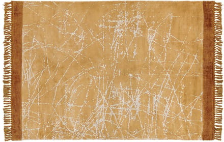 HANLI - Vloerkleed - Oranje - 160 x 230 cm - Viscose