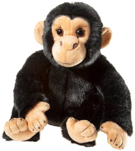 Heunec knuffel chimpansee - pluche aap 24cm speelgoed.