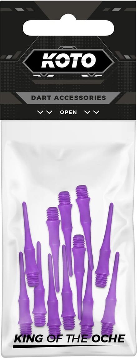 KOTO Soft Tip Dart Points Purple