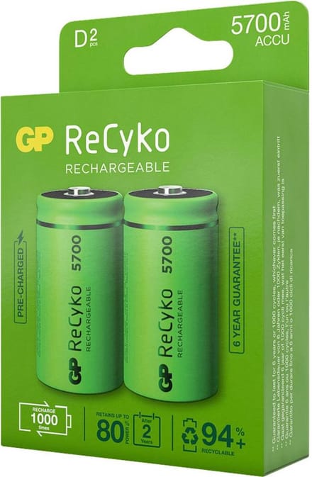GP Batteries NiMH rechargeable batteries 1032412010 oplaadbare batterij/accu