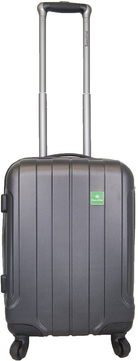 Saxoline harde handbagage sterk en voordelig - 54cm (S) - Matrix - Grijs - Antraciet / Small