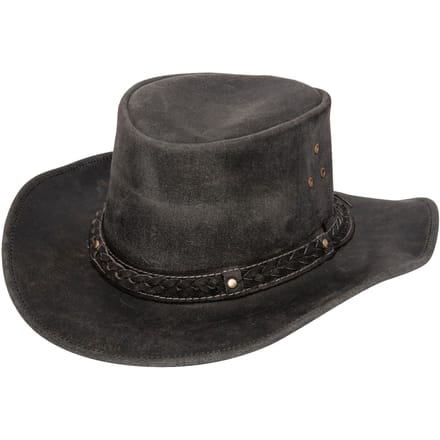 Cowboy Aussie echte lederen Bush-hoed