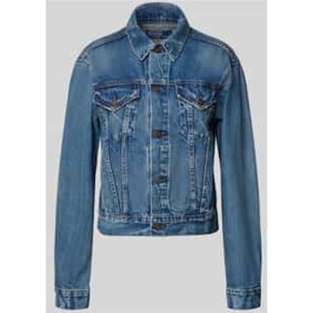 Regular fit Jeansjack van Katoenmix