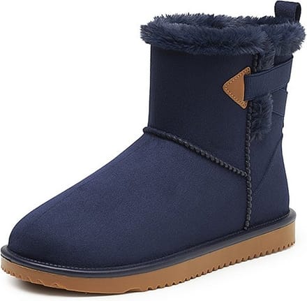 Neva - NV04 gevoerde dameslaars pvc blauw