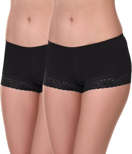 Merry Style Dames Boxershort Onderbroek - Katoen - Regular Taille - 2-Pack - MS-GAB-55-Boxer-2P