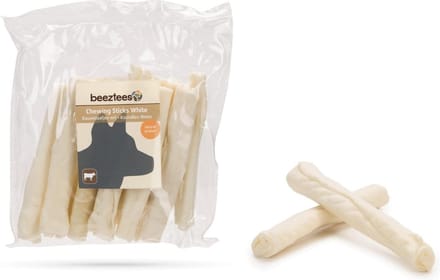 Beeztees Kauwstaafjes Wit - hondensnack - 10 Stuks