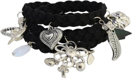 Behave - Wikkelarmband met bedels - Boho chic stijl - Damesmode