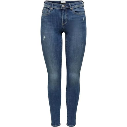 ONLY - ONLWAUW MID SKINNY BJ114-3 Dames Jeans