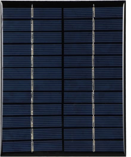 Mini Zonnepaneel - Zonnecel Module - Energie Opwekken - Weerbestendig Ontwerp - 2W 12V - Blauw