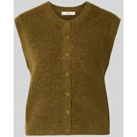 Regular fit bodywarmer van wolmix met alpaca-aandeel model 'LULU'