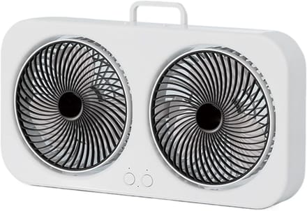 VHV - Campingventilator - campingventilator met lamp - USB oplaadbaar - voor camping, tent, caravan