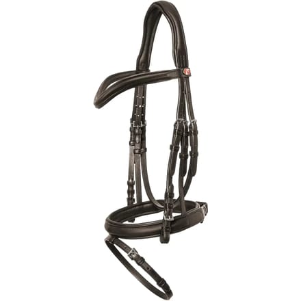 Hoofdstel Kieffer Ultrasoft Haflinger Curved Browband / Lined