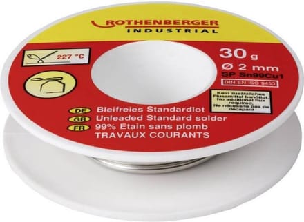 Rothenberger Loodvrij Soldeer - 30gr/Ø2mm