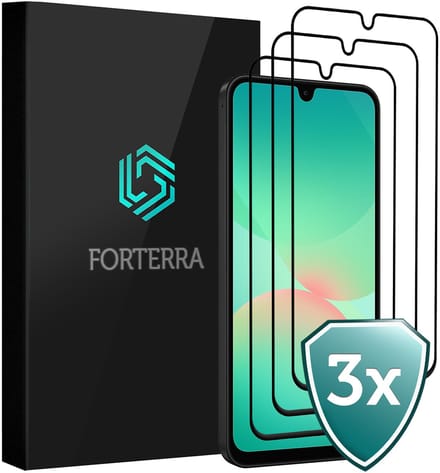 Screenprotector 3 Stuks - Geschikt voor Samsung Galaxy A26 - Full Cover - Beschermglas - Gehard Glas - Tempered Glass - Screen Protector