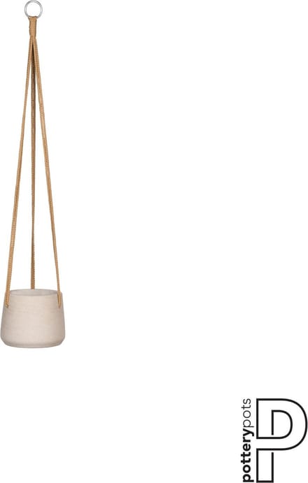 Pottery Pots Bloempot-Hangpot Patt Grey washed-Grijs D 13,5 cm H 11 cm (om op te hangen)