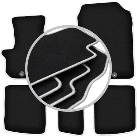 CARLUX-SILVER automatten voor: Toyota IQ hatchback (2009-)