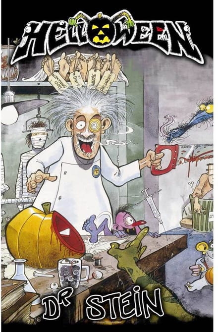 Helloween - Dr. Stein Textiel Poster - Multicolours