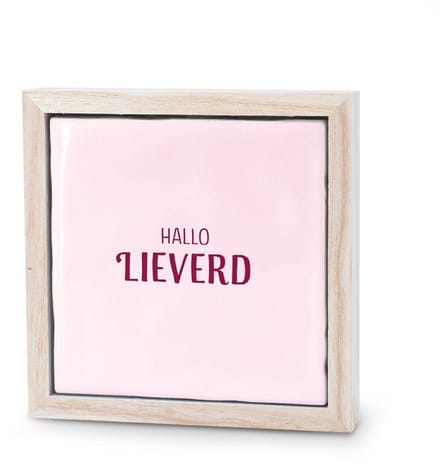 Liefs in een lijstje - Hallo lieverd