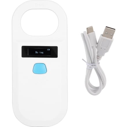 Huisdier Hond Chip Scanner Paard Label Tag ID Identificatie Lezer voor Pluimvee Management black