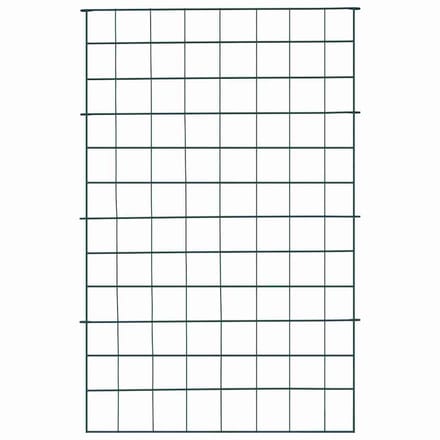 vidaXL - Vijverhekset - 8 - st - 50 - x - 80 - cm - Staal - Groen