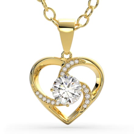 SERASAR Zilveren Damesketting [Emotion] - Goud - 18-Karaats Gouden Sieraden