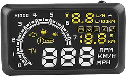 Universele Head Up Display - Auto Snelheidsmeter HUD - Veilig Rijden - 5.5 Inch Scherm