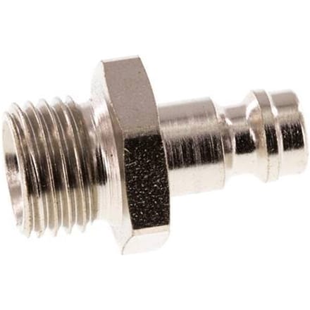 Gehard staal DN 5 Luchtkoppeling Insteeknippel G 1/4 inch Buitendraad