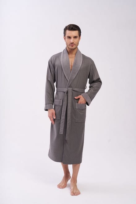 Heren Badjas Tarmo / Grijs / L/XL