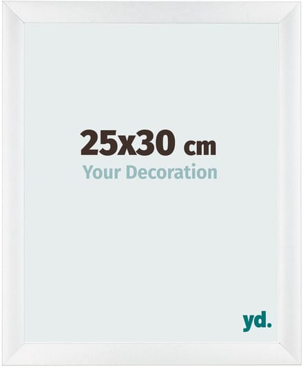 Your Decoration - Fotolijst 25x30 cm - MDF - Wit Hoogglans - Pisa