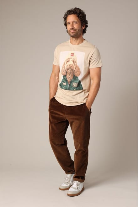 Deeluxe Cabo T-shirt Met Korte Mouwen Beige M Man