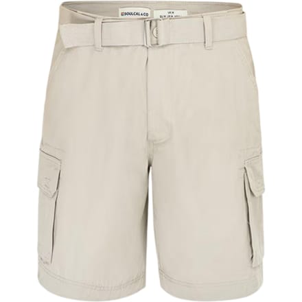 SoulCal Cargo-shorts voor heren met gewassen look (Beige)