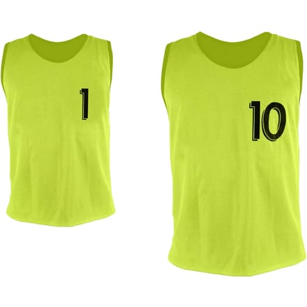 Genummerde hemdjes van 1 tot 10 Sporti (x10)
