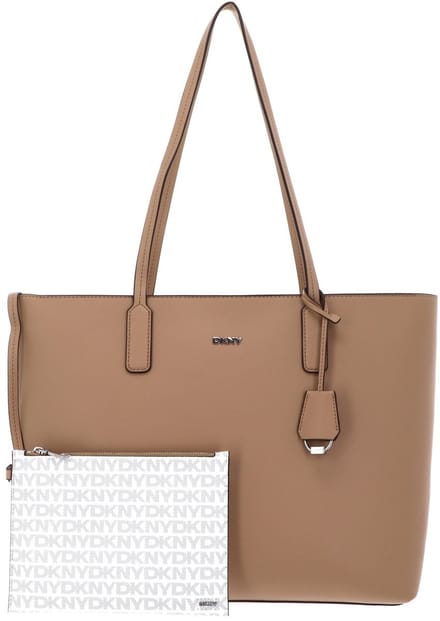 DKNY schoudertas Saige EW TZ Tote Cappucinno / Cream Lichtbruin