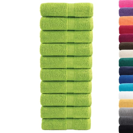 vidaXL - Gastendoekjes - SOLUND - 10 - st - 600 - g/m² - 30x50 - cm - appelgroen