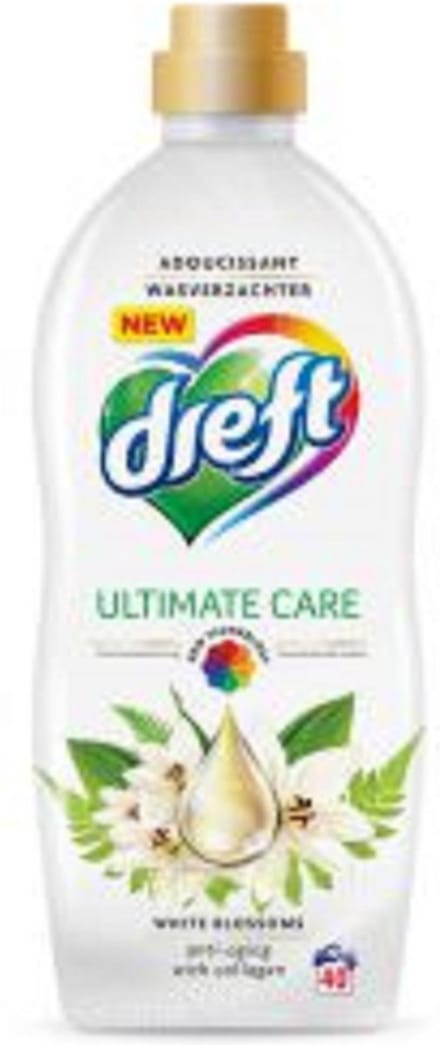 Dreft Wasverzachter White Blossoms - 40 Wasbeurten 1 Liter