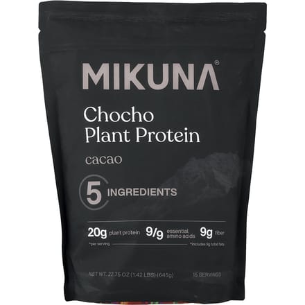 MIKUNA, Super Super Plantaardig Eiwitpoeder, Cacao, 1,42 lbs (645g)
