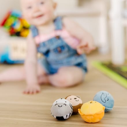Melissa & Doug Rollables Safarivriendjes Speelgoed - Sensorische ballen voor baby's en peuters