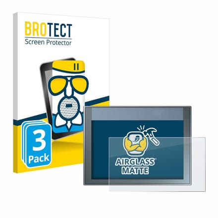BROTECT - Screenprotector voor Siemens Simatic HMI KTP 700 Basic - Folie Beschermfolie Beschermglas matte 3 Stuks