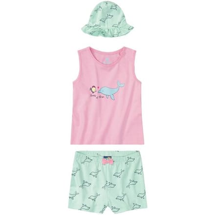 LUPILU Kinder kledingset (Lichtroze/lichtblauw, 86/92)
