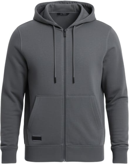 OMBRE Sweater - Regular Fit - Katoen - Lange Mouw Grafiet M