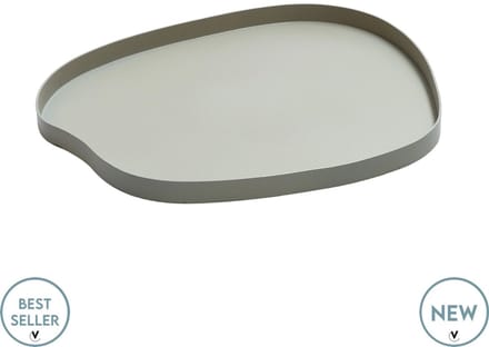 Dienblad Bariri | Small | Clay | Fijn structuur | L35 x B30 x H2 cm