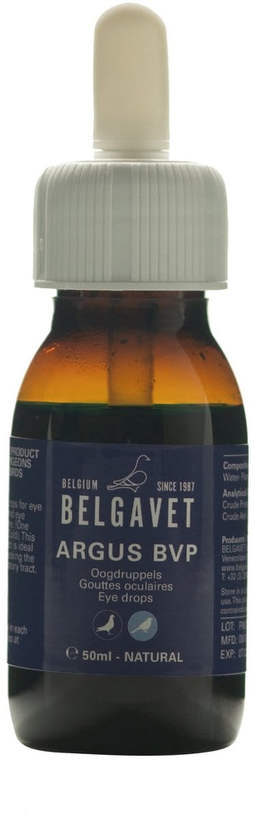 Belgavet Argus BVP 50ml - voor postduiven