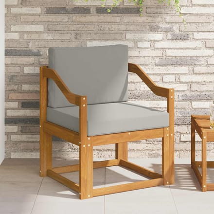 vidaXL - Buitensofa - Massief - Acacia - Hout - en - Polyester