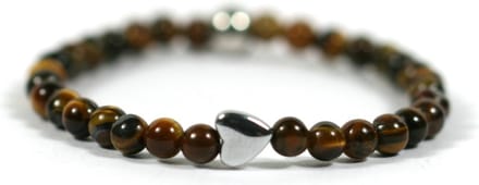 Heaven Eleven KIDS - meisjes - armband - edelsteen - 4mm - 14cm