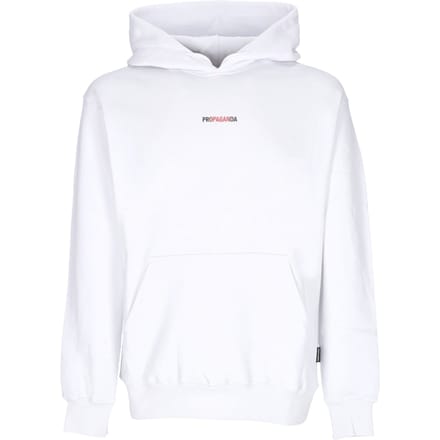 Heren Ribs Hoodie Wit