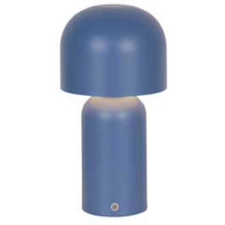 Searchlight LED tafellamp Niko, blauw, hoogte 26 cm, metaal, dimbaar