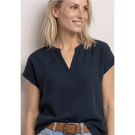 Blouse shirt van mousseline