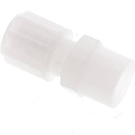 6x4mm & G1/8'' PVDF Rechte Knelfitting Binnendraad 10bar