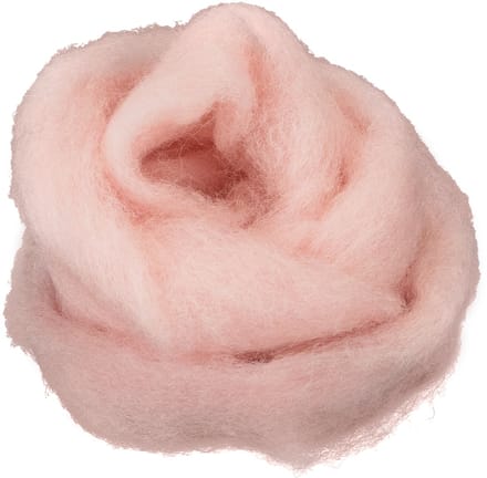 Decoratief roze wollen koord van 2 meter, viltwol voor knutselwerk en