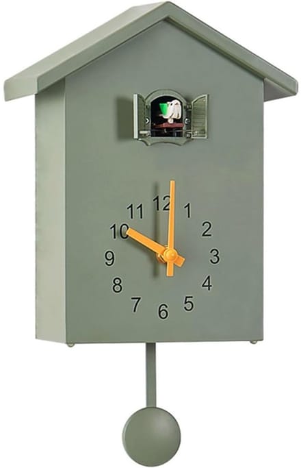 MKSS® Koekoeksklok Modern - Vogelhuisje - Wandklok Antiek - Hout